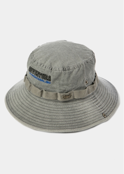 Azure Washed Cotton Bucket Hat
