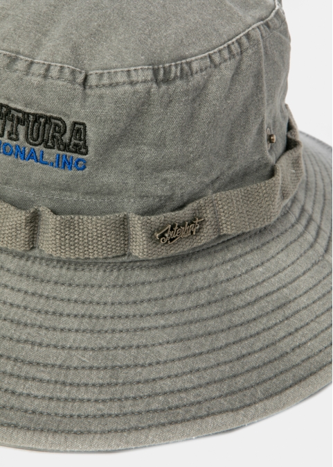 Azure Washed Cotton Bucket Hat