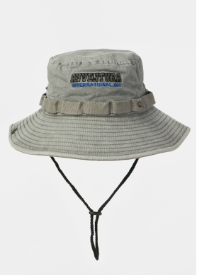 Azure Washed Cotton Bucket Hat
