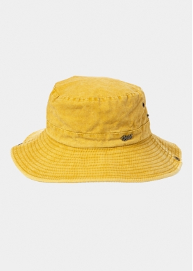 Mustard Active Bucket Hat w/ Washed Cotton