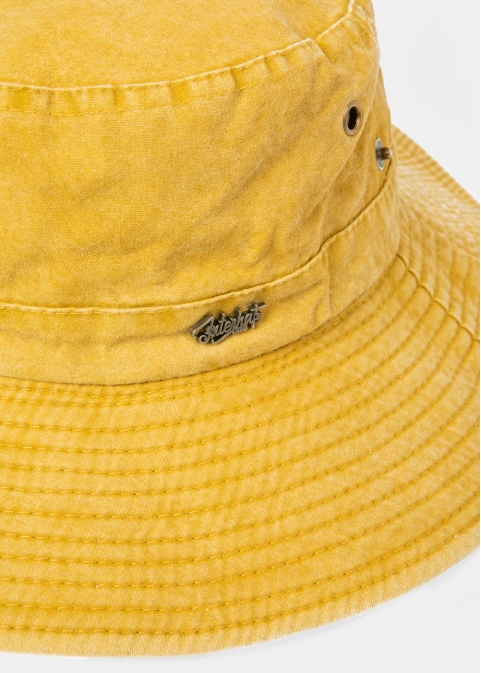 Mustard Active Bucket Hat w/ Washed Cotton