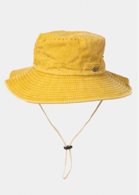Mustard Active Bucket Hat w/ Washed Cotton