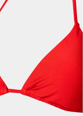 Cuba Bikini Top - Red Dacron