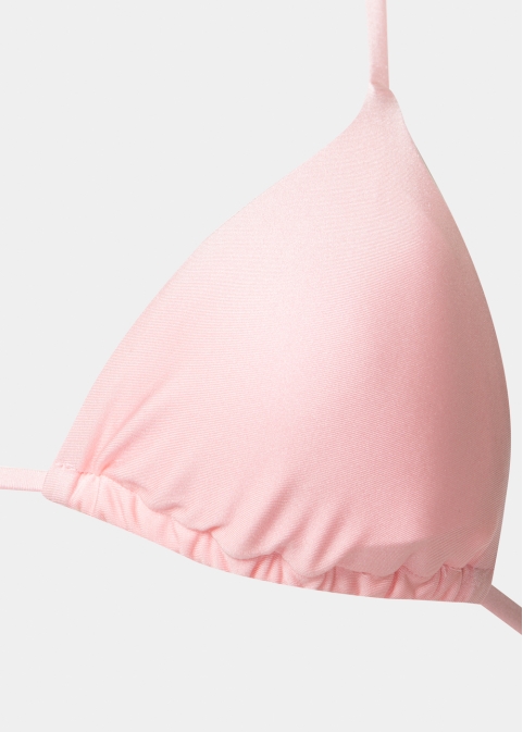 Cuba Bikini Top - Baby Pink Dacron