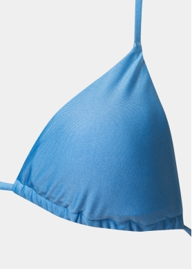 Cuba Bikini Top - Light Blue Dacron
