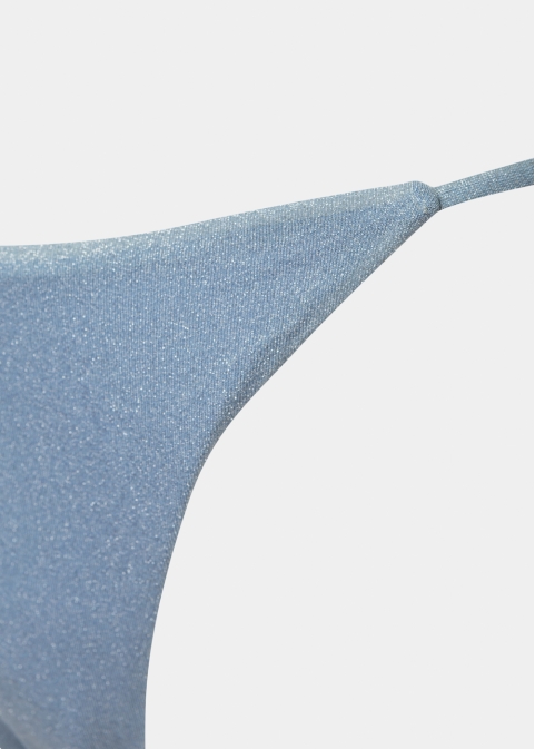 Cuba Bikini Bottom - Light Blue Shimmer