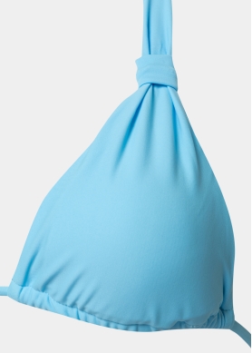 Azores Bikini Top - Light Blue Dacron
