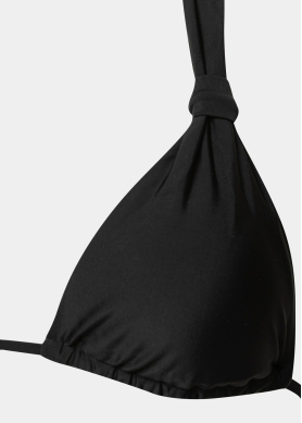 Azores Bikini Top - Black Dacron