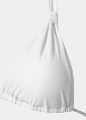 Azores Bikini Top - White Dacron