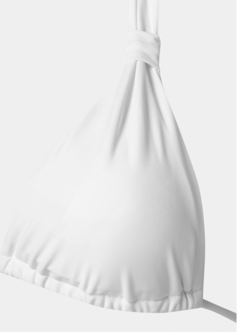 Azores Bikini Top - White Dacron