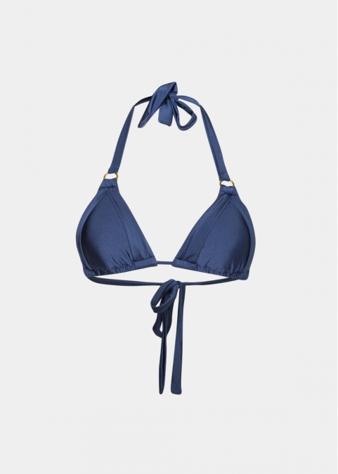 Capri Bikini Top - Navy Blue Dacron