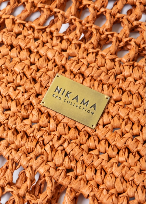 Cinnamon Knitted Tote Bag