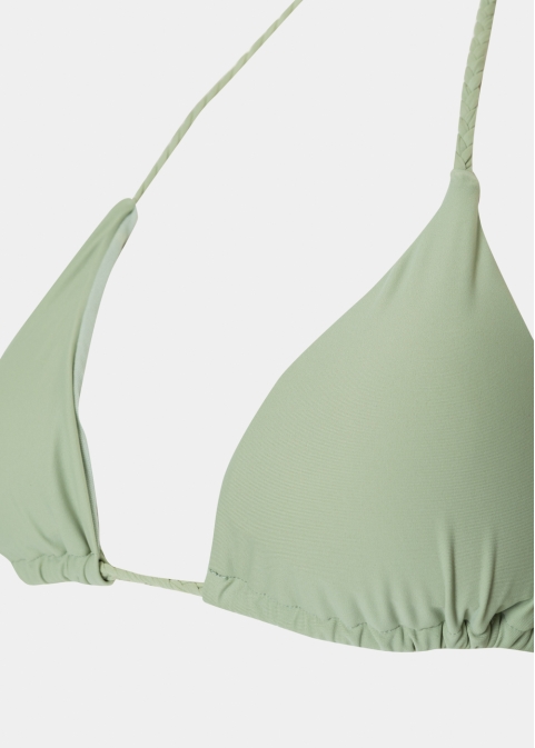 Bali Bikini Top - Mint Braided Dacron
