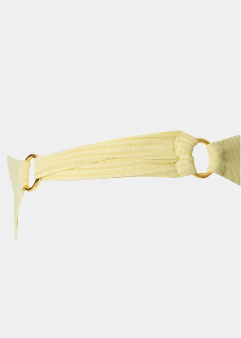 Capri Bikini Bottom - Yellow Rib