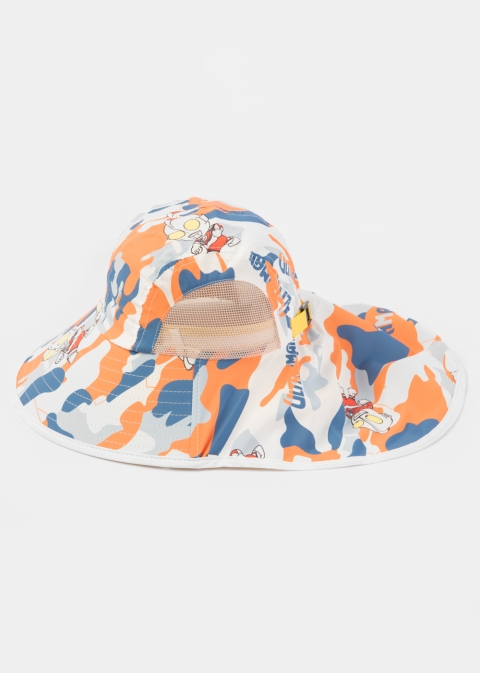 Colorful Kids Bucket Hat w/ Neck Protector