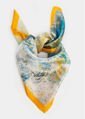 Painting Print Silk Scarf