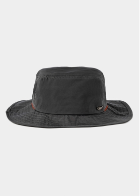 Grey Active Bucket Hat w/ Orange Details