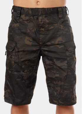 Black Military Ripstop Cargo Pants 