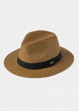 Brown Classic Panama Style hat 