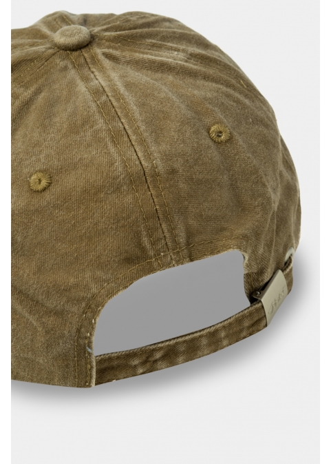 Washed Cotton Twill Cap - Olive