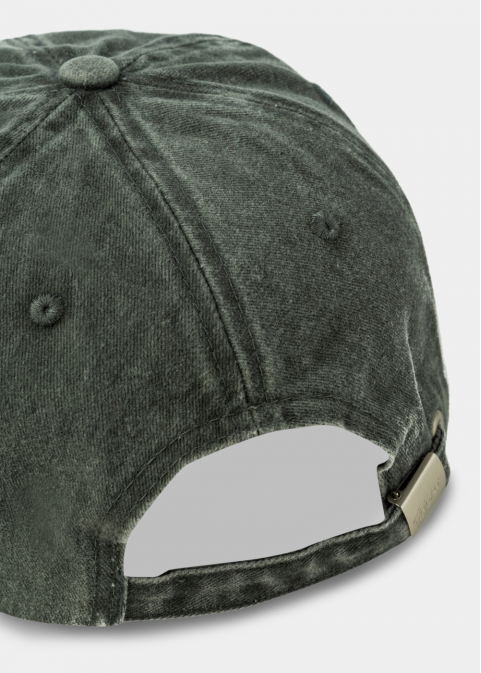 Washed Cotton Twill Cap - Grey