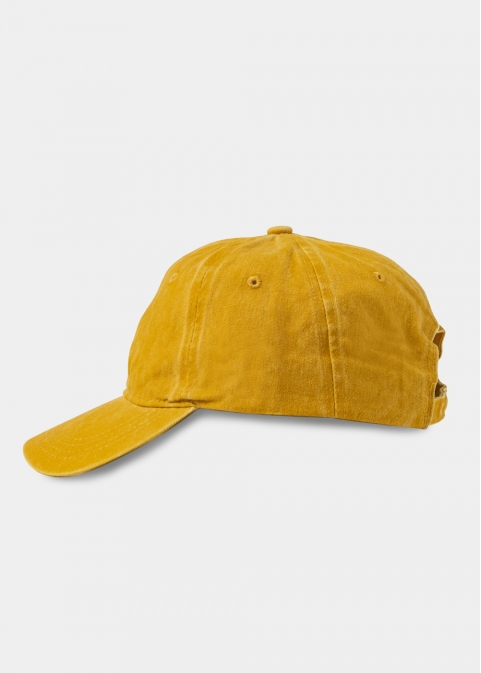 Washed Cotton Twill Cap - Mustard