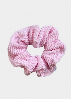 Crinkle Scrunchie Pink