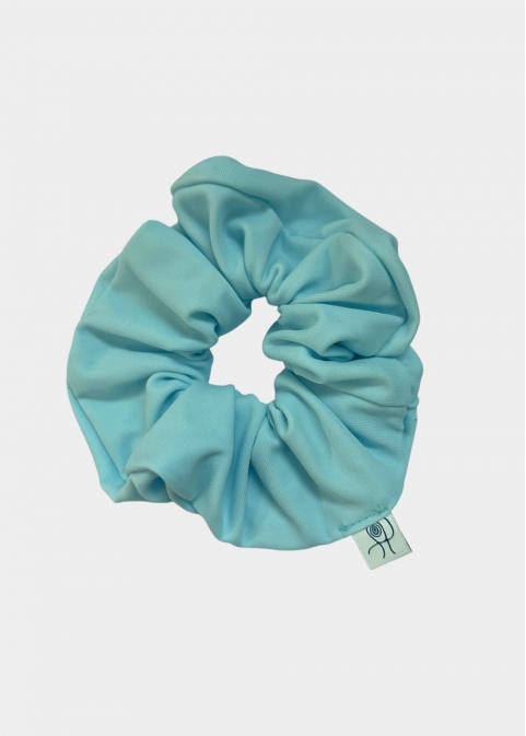 Shiny Scrunchie Maya Blue