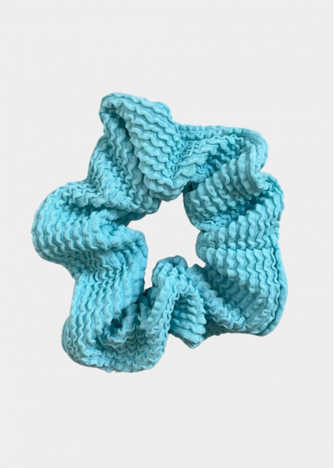 Crinkle Scrunchie Sky Blue