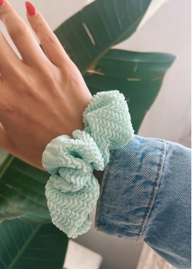 Crinkle Scrunchie Mint