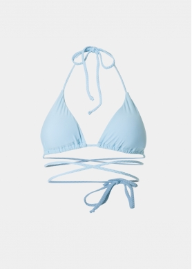 Bali Bikini Top - Light Blue Dacron