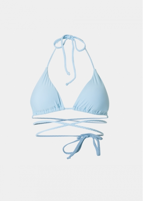 Bali Bikini Top - Light Blue Dacron