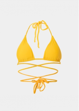 Bali Bikini Top -  Orange Dacron