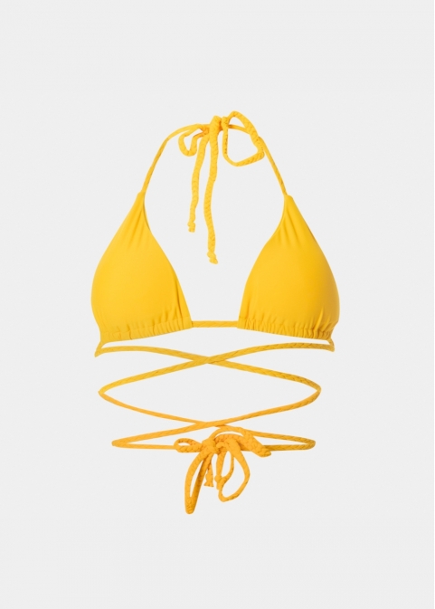 Bali Bikini Top -  Orange Dacron