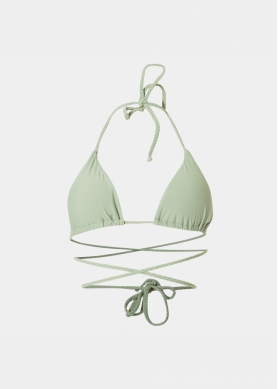 Bali Bikini Top - Mint Braided Dacron