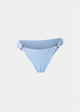 Capri Bikini Bottom - Baby Blue Crinkle