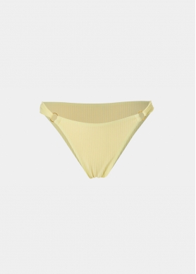 Capri Bikini Bottom - Yellow Rib