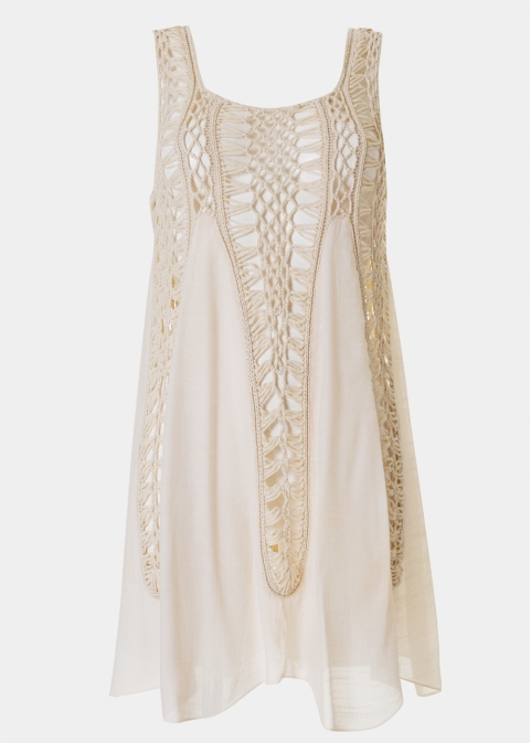 Boho Mini Knitted Beachwear