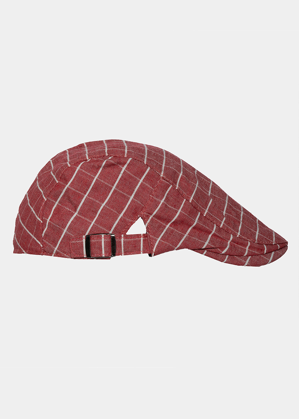 red checkered cap