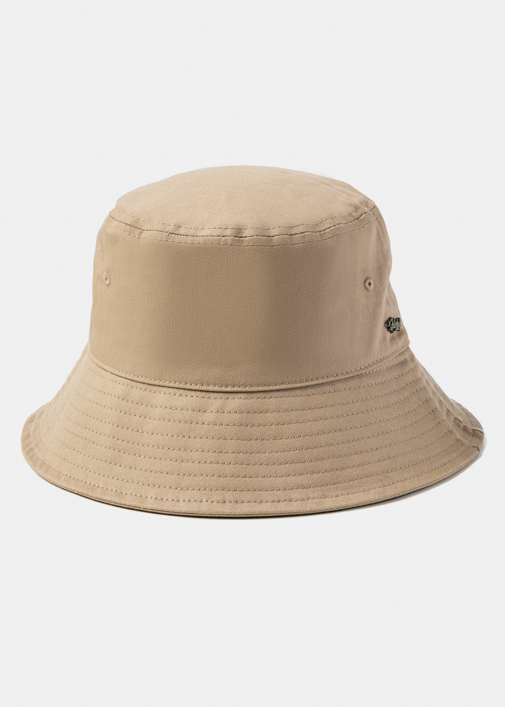 Beige Bucket Hat w/ Removable Chin Strap