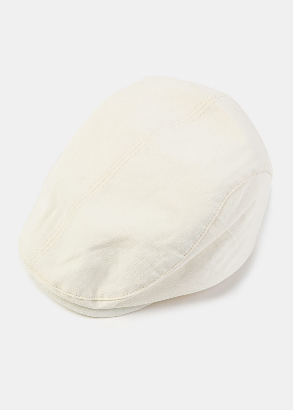 Cream Cotton Men's Cap