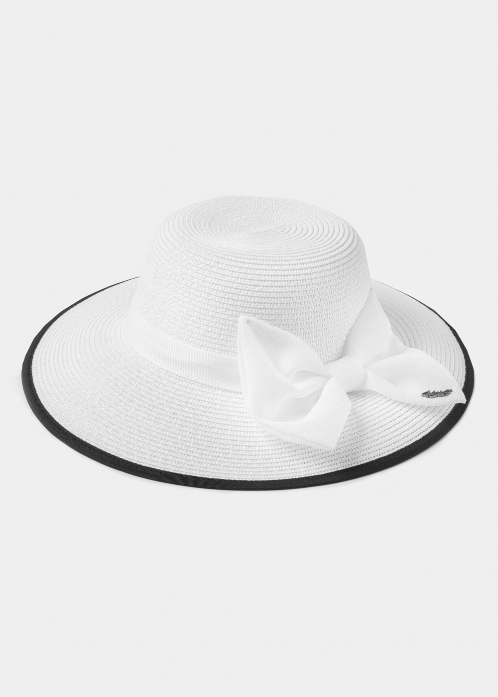 White Hat w/ White Bow