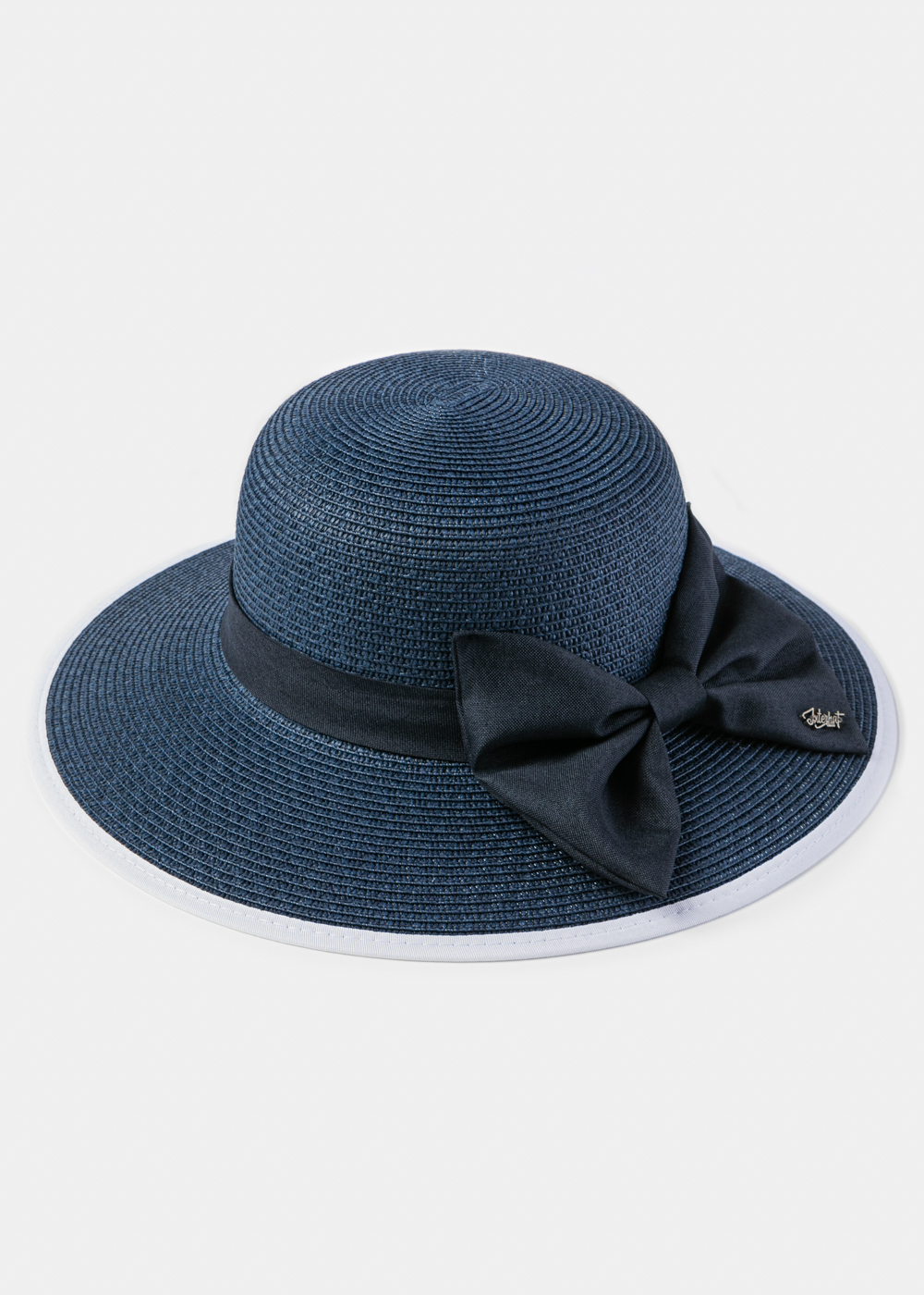 Blue Navy Hat w/ Blue Navy Bow