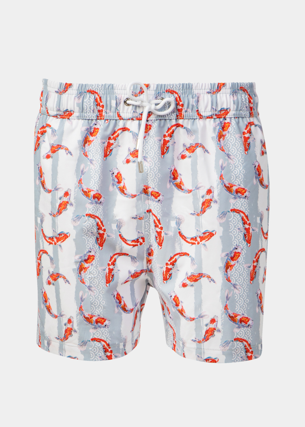 Red Koi Fishes Classic Men Swimwear