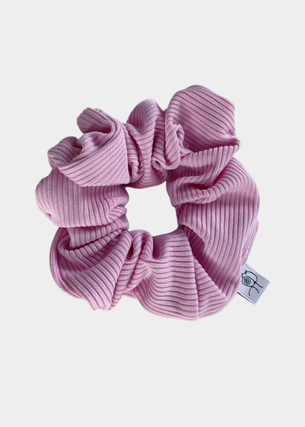 Rib Scrunchie Pink