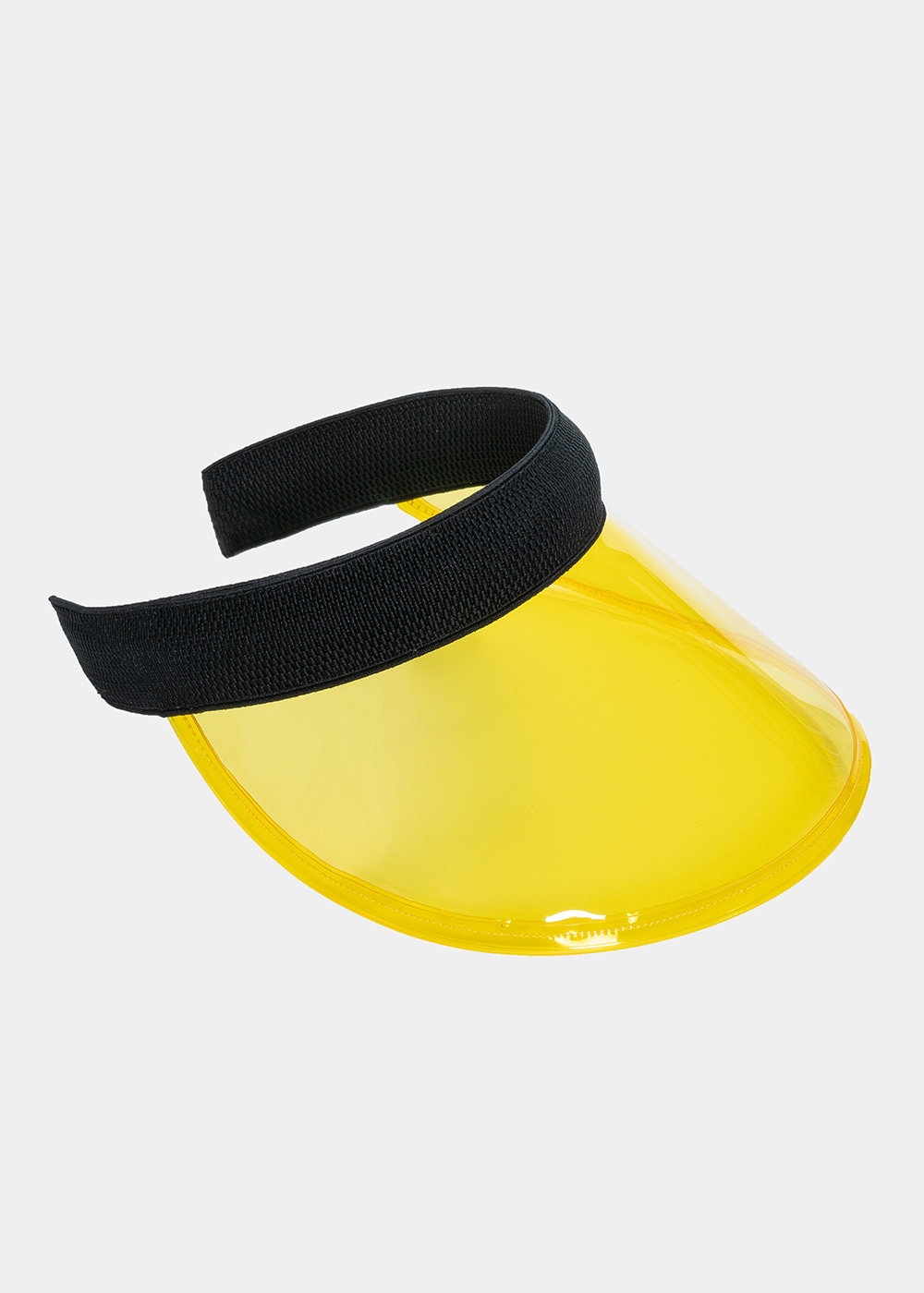 Yellow vinyl headband