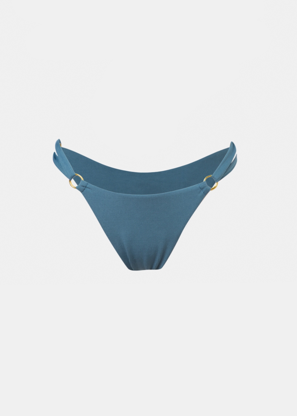 Capri Bikini Bottom - Air Force Blue Rib