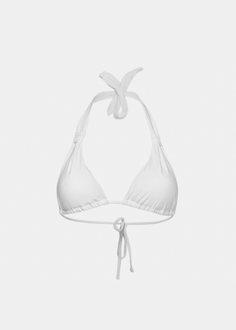 Azores Bikini Top - White Dacron