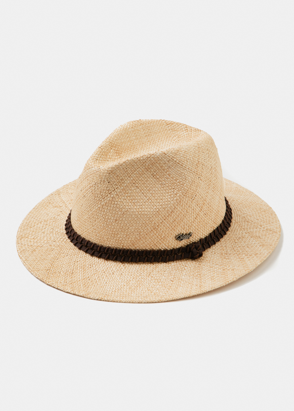 Natural Panama Hat w/Brown Detail