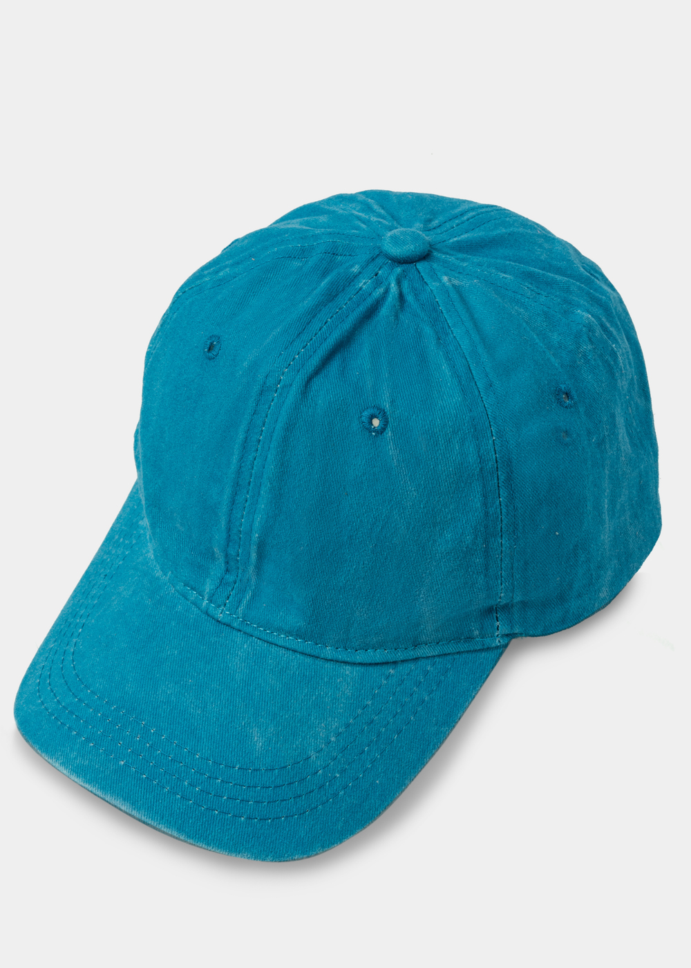 Washed Cotton Twill Cap - Royal Blue